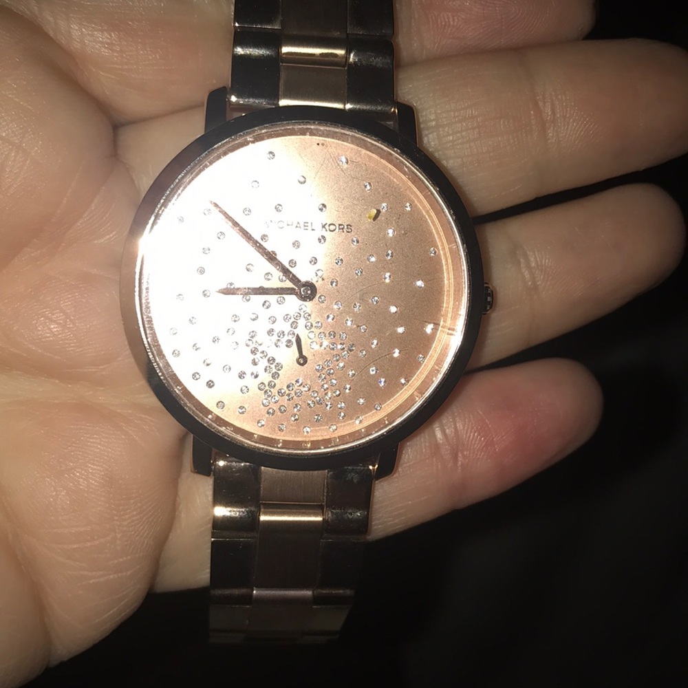 Michael Kors rose gold watch